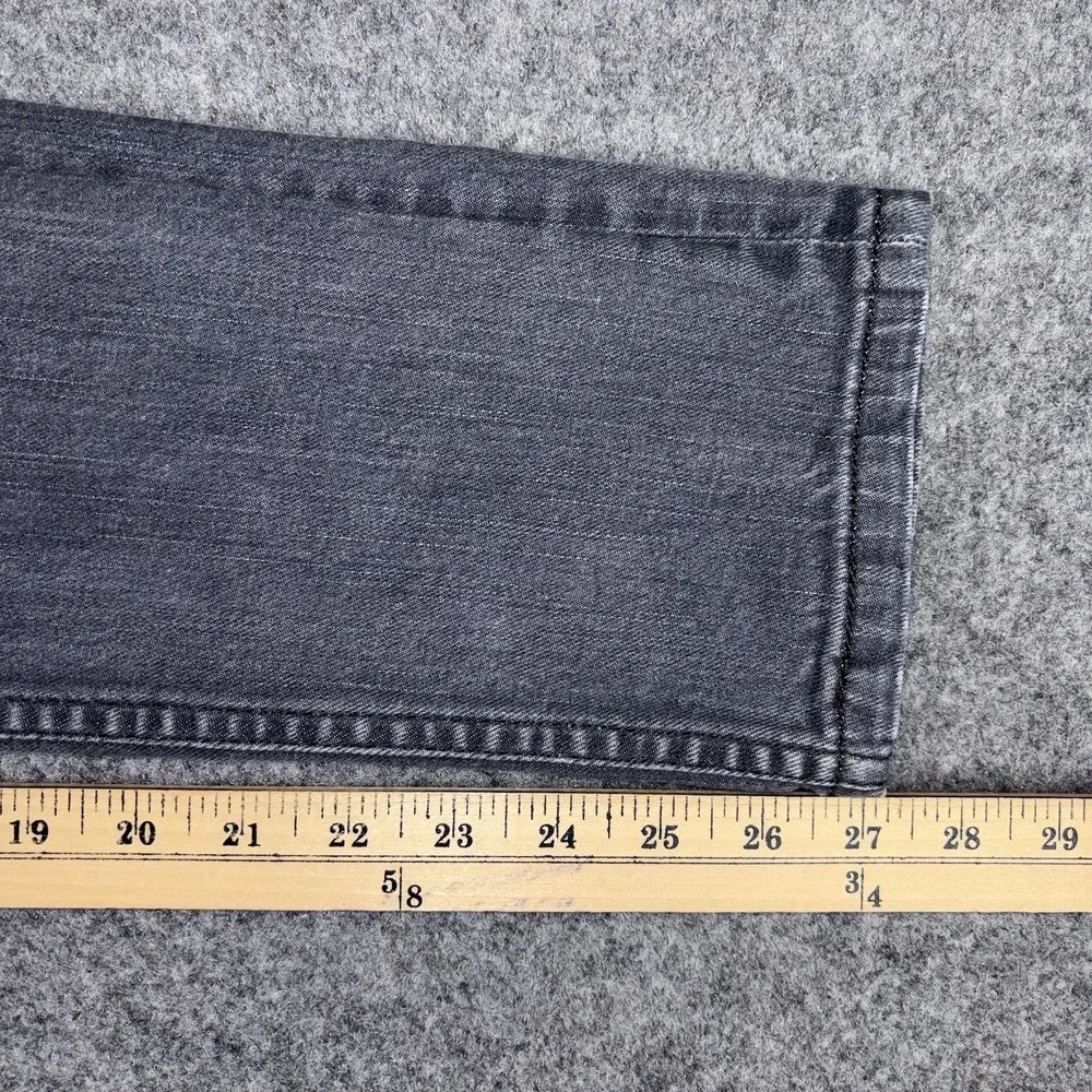 Levi's 511 Slim Fit Jeans Mens 29x30 (Fits 27x27) Gray Denim Stretch Dark Wash